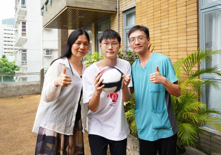 中風復康慈惠基金受惠者昊仔