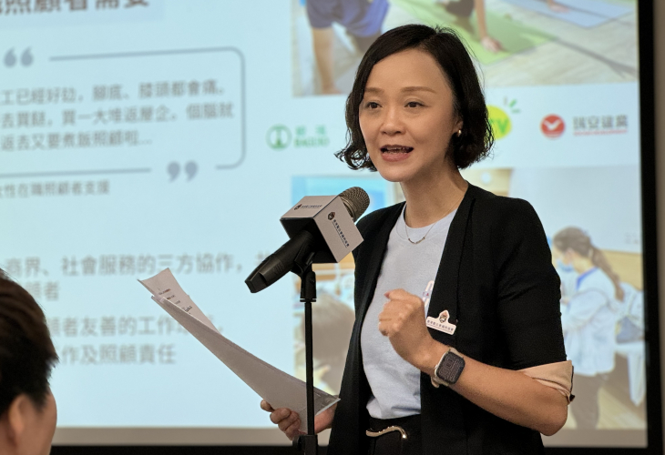 福利協會助理總幹事黃翠恩
