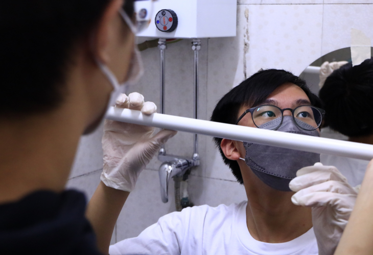 為劏房家庭進行生活空間改善工程