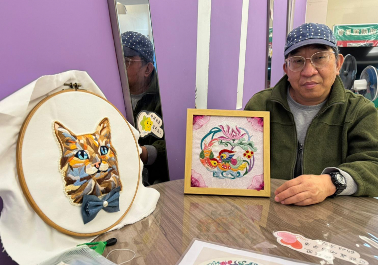 仲良是康恩園的「刺繡工匠」