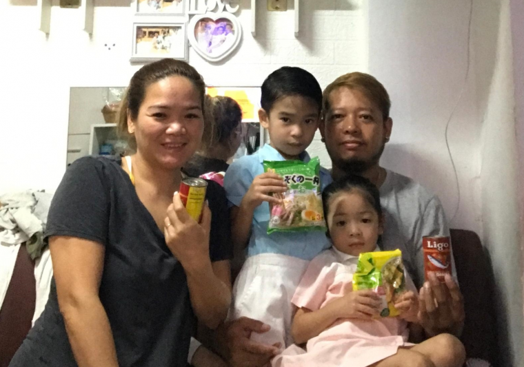 心意行動緊急援助金受惠個案—阿詩與其家人